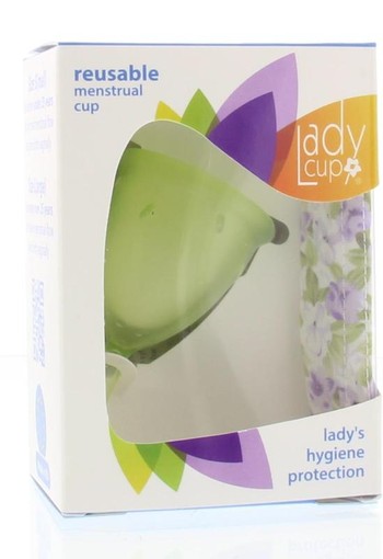 Ladycup Menstruatiecup green maat S (1 Stuks)