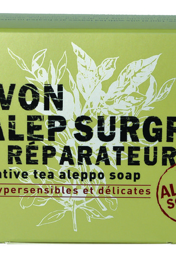 Aleppo Soap Co Aleppo zeep met thee in doosje (150 Gram)