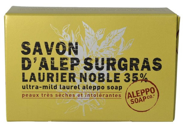 Aleppo Soap Co Zeep 35% laurier doosje (150 Gram)
