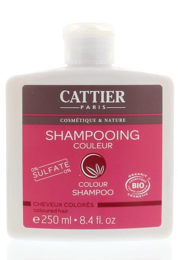 Cattier Shampoo gekleurd haar (250 Milliliter)