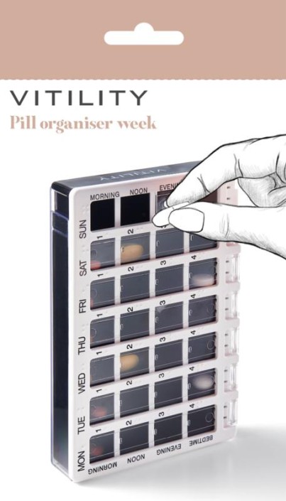 Vitility Medicijncassette week (1 Stuks)