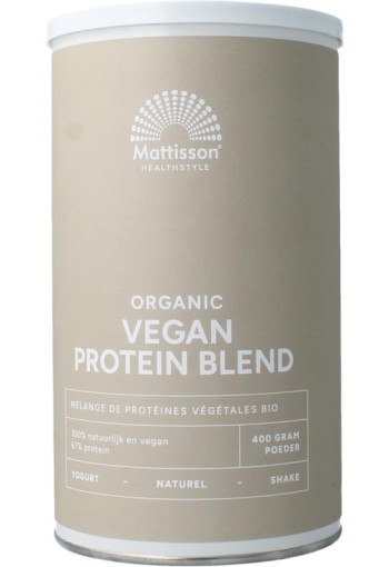 Mattisson Organic vegan protein blend 67% bio (400 Gram)