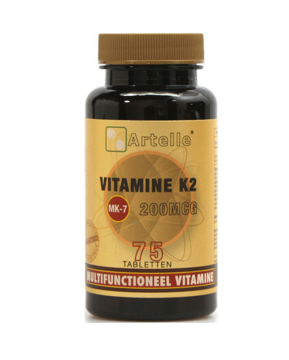 Artelle Vitamine K2 200mcg (Menachinon-7) (75 Tabletten)