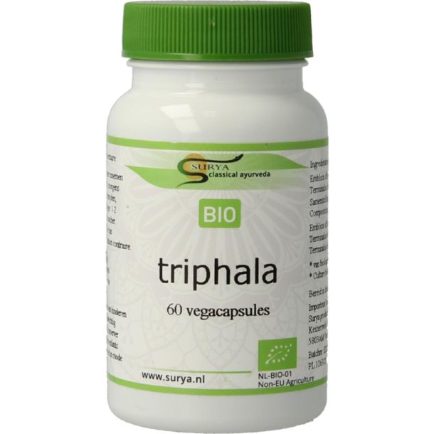 Surya Bio triphala bio (60 Vegetarische capsules)