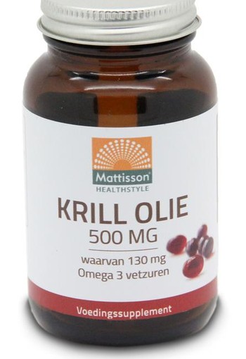 Mattisson Krill olie omega 3 500mg (60 Capsules)