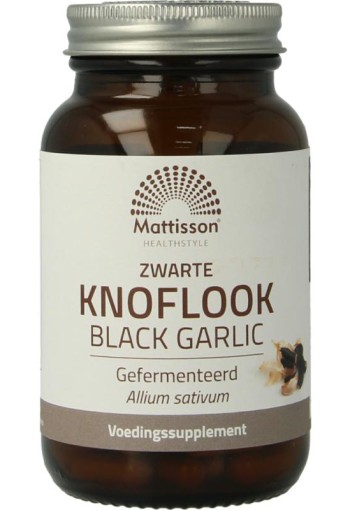 Mattisson Zwarte knoflook extract gefermenteerd ABG10 (60 Vegetarische capsules)