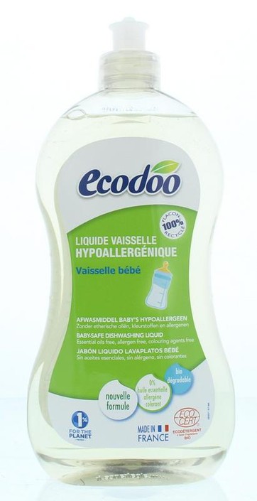 Ecodoo Afwasmiddel vloeibaar hypoallergeen baby-safe bio (500 Milliliter)