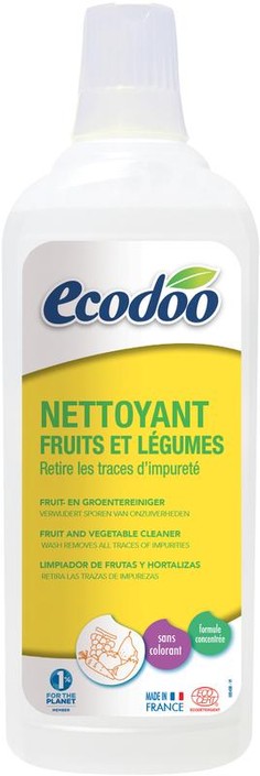 Ecodoo Fruit en groente reiniger bio (750 Milliliter)