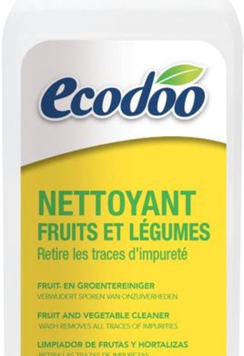 Ecodoo Fruit en groente reiniger bio (750 Milliliter)