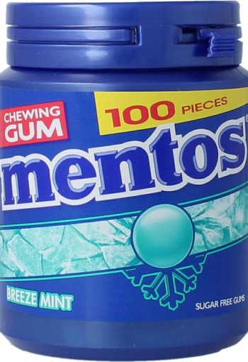 Mentos Gum breeze mint (100 Stuks)