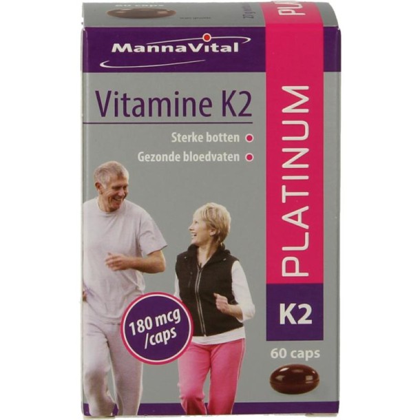 Mannavital Vitamine K2 platinum (60 Capsules)