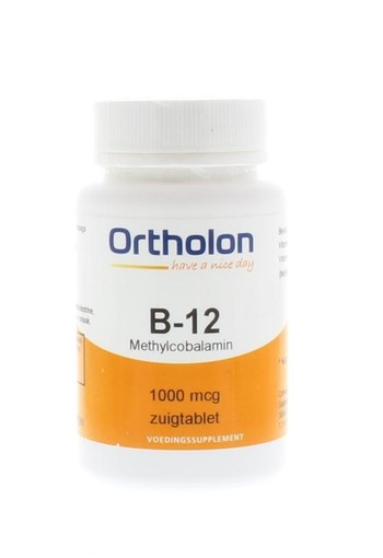 Ortholon Vitamine B12 methylcobalamine 1000 mcg (60 Zuigtabletten)