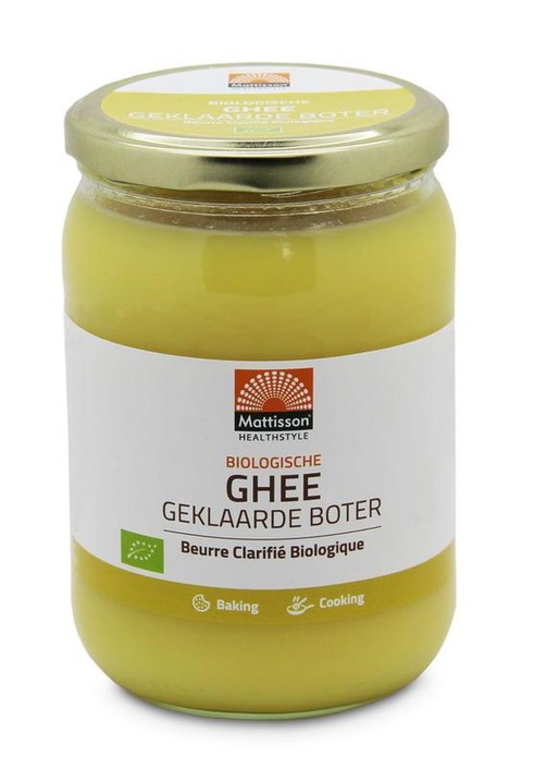 Mattisson Ghee geklaarde boter bio (500 Gram)