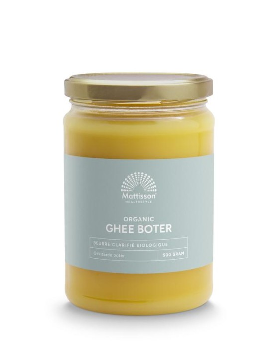 Mattisson Ghee geklaarde boter bio (500 Gram)
