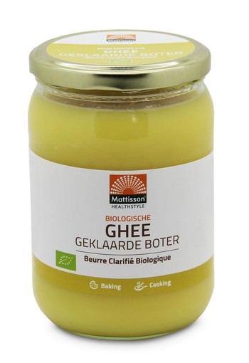 Mattisson Ghee geklaarde boter bio (500 Gram)