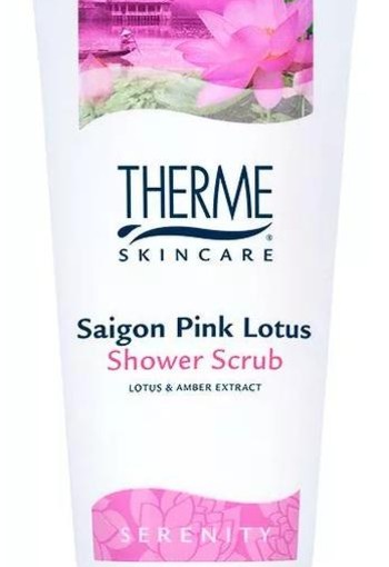 Therme Saigon pink lotus shower scrub (200 Milliliter)