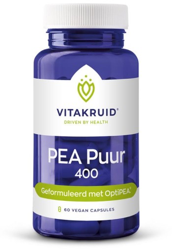 Vitakruid PEA Puur 400 (60 Vegetarische capsules)