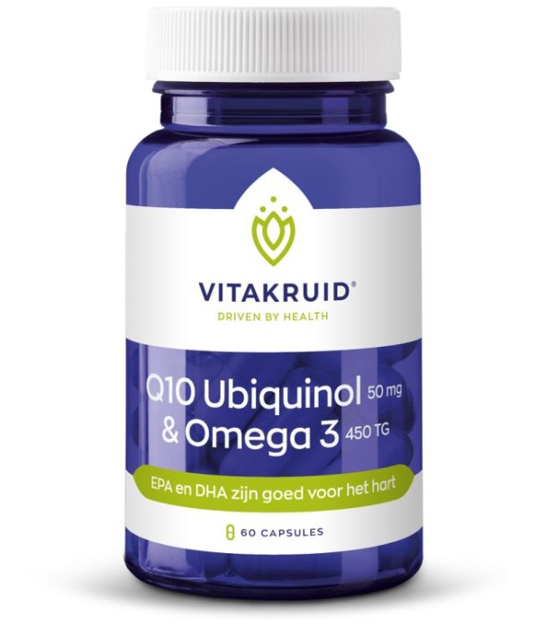 Vitakruid Q10 Ubiquinol 50 mg & Omega 3 450 TG (60 Capsules)