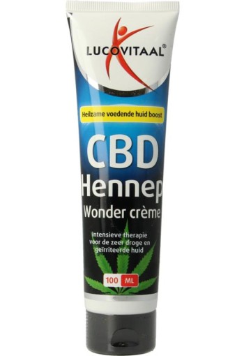 Lucovitaal Hennep CBD huidwondercreme (100 Milliliter)