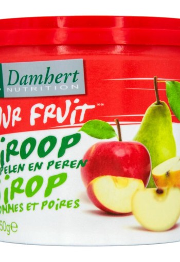 Damhert Puur fruit siroop appelen en peren (450 Gram)