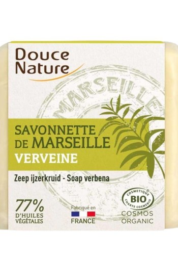 Douce Nature Zeep Marseille ijzerkruid/verbena bio (100 Gram)