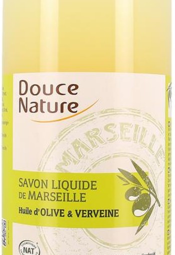 Douce Nature Zeep Marseille vloeibaar ijzerkruid/verbena bio (1 Liter)