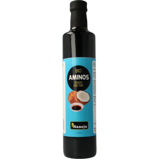 Hanoju Aminos kokosnoot nectar bio (500 Milliliter)