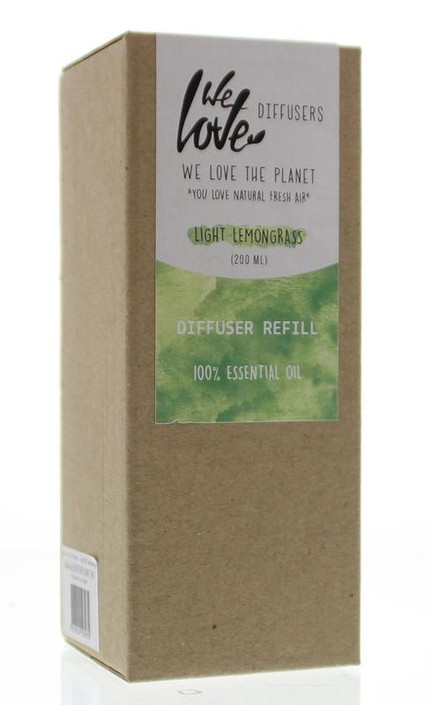 We Love Diffuser light lemongrass refill (200 Milliliter)