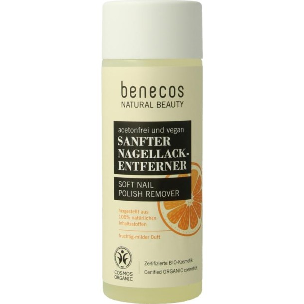 Benecos Vegan nagellak remover plantbased (125 Milliliter)