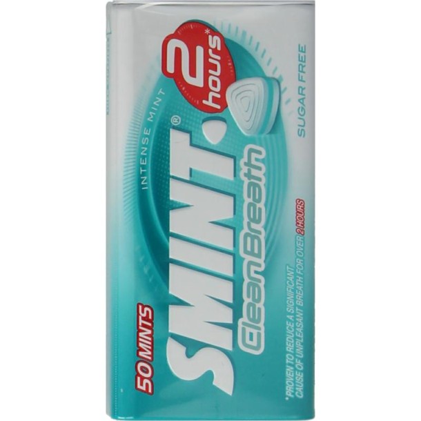 Smint Clean breath intense mint (50 Stuks)