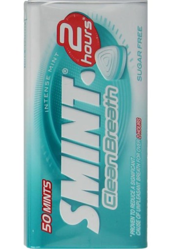 Smint Clean breath intense mint (50 Stuks)