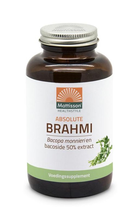 Mattisson Brahmi bacopa monnieri bacoside 50% extract (120 Tabletten)