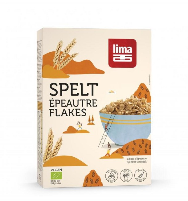 Lima Spelt flakes bio (375 Gram)