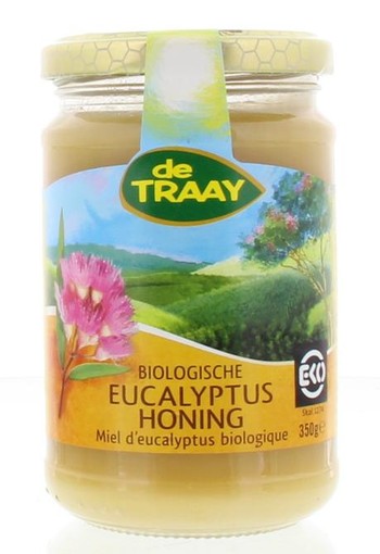 Traay Eucalyptus honing creme bio (350 Gram)