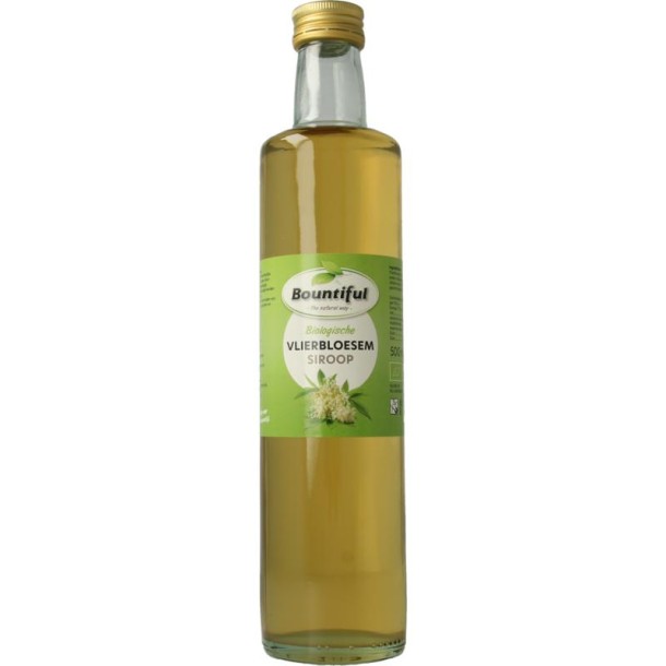 Bountiful Vlierbloesemsiroop bio (500 Milliliter)