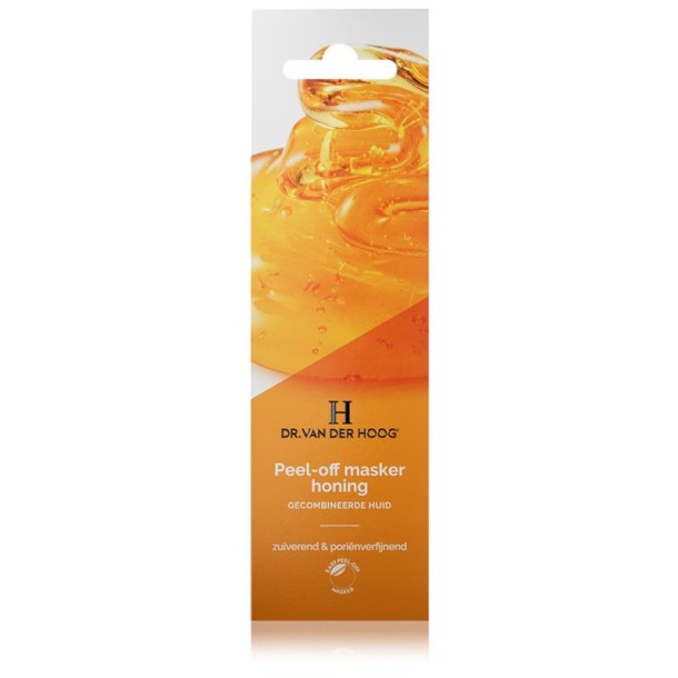 Dr vd Hoog Peel off masker honing (10 Milliliter)