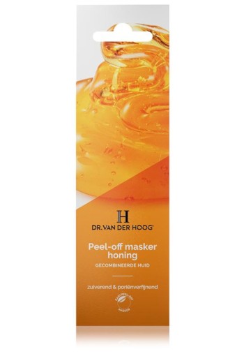 Dr vd Hoog Peel off masker honing (10 Milliliter)
