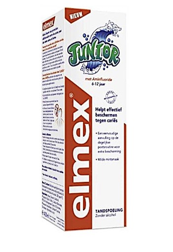Elmex Junior Tandspoeling met Aminfluoride 6-12 Jaar 400 ml