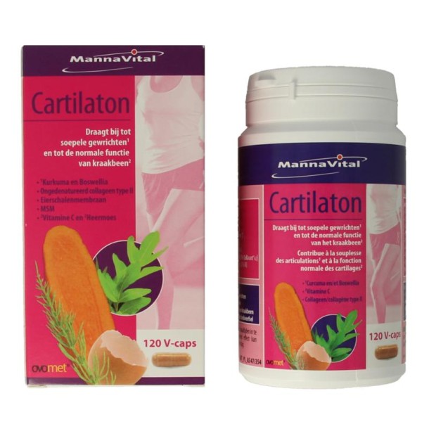 Mannavital Cartilaton (120 Vegetarische capsules)