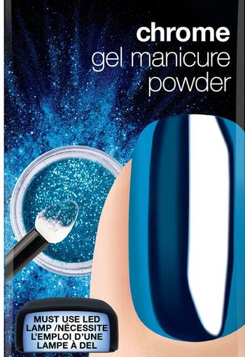 Sensationail Chrome powder blue (1,5 Gram)