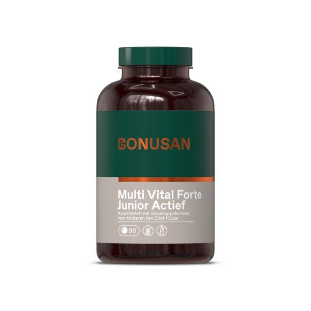 Bonusan Multi vital forte junior actief (90 Kauwtabletten)