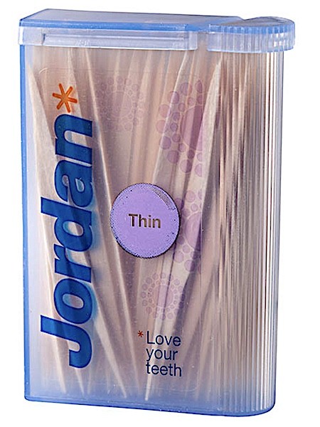 Jordan Double Ended Thin Tandenstokers 100 stuks