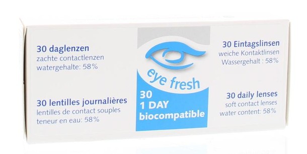 Eyefresh Daglenzen -1.00 (30 Stuks)