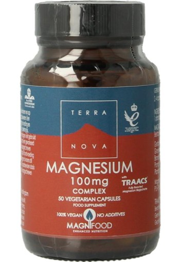 Terranova Magnesium 100mg complex (50 Vegetarische capsules)