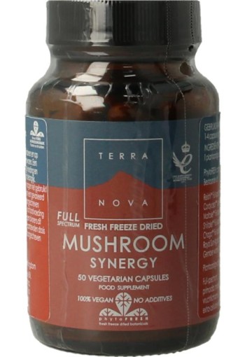 Terranova Mushroom synergy complex (50 Vegetarische capsules)