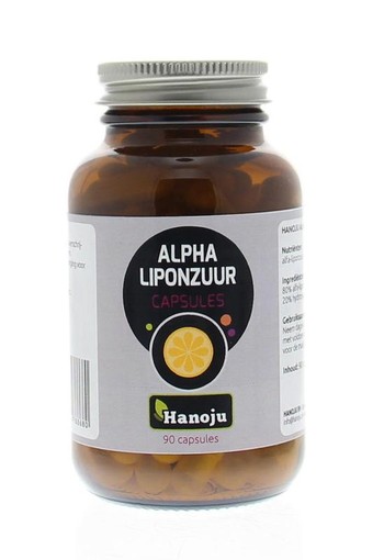 Hanoju Alfa liponzuur (90 Vegetarische capsules)