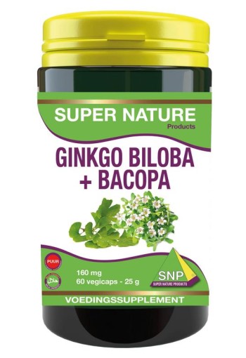 SNP Ginkgo biloba met bacopa (60 Vegetarische capsules)