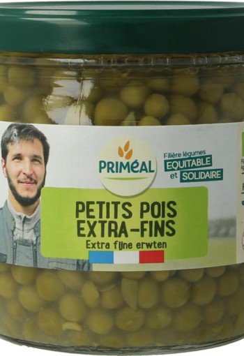 Primeal Doperwten extra fijn bio (330 Gram)