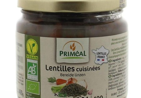 Primeal Bereide linzen bio (400 Gram)