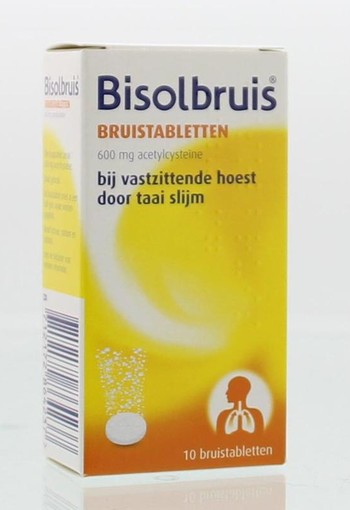 Bisol Bisolbruis 600 mg (10 Bruistabletten)